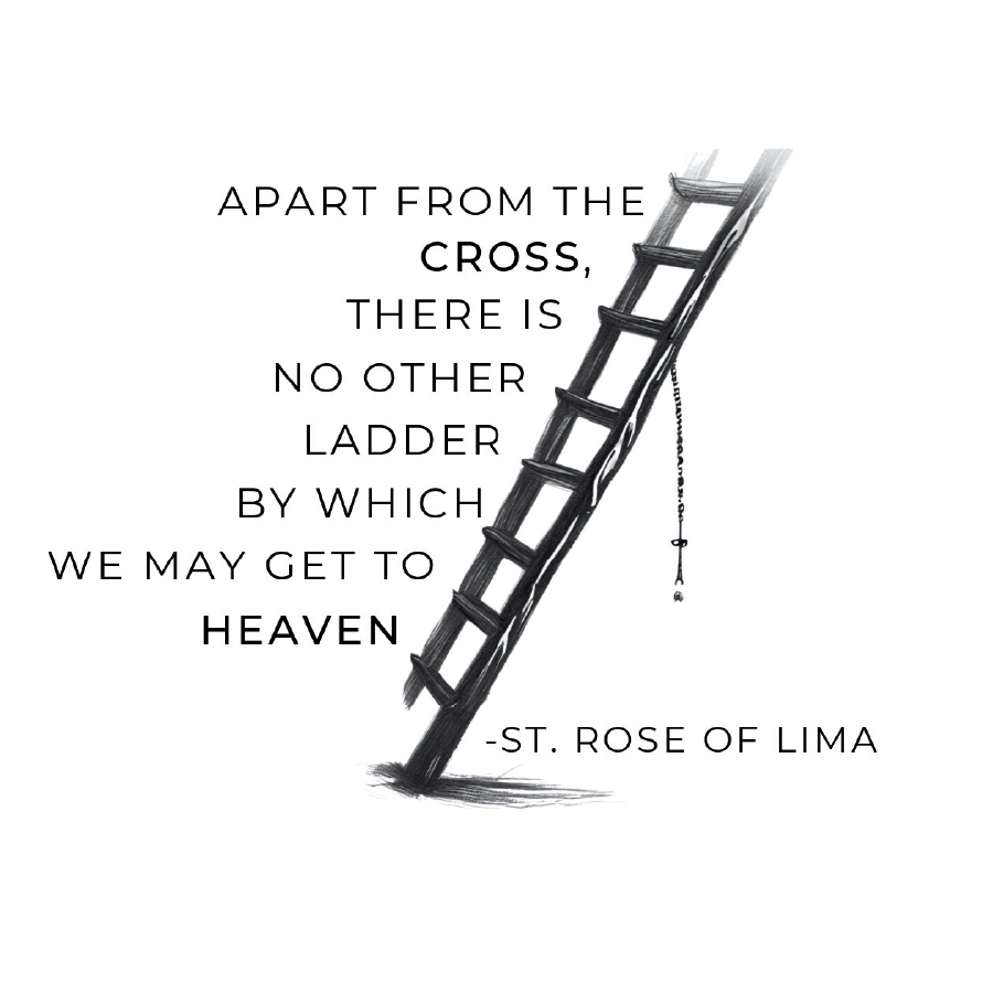 Ladder to Get to Heaven. St Rose of Lima